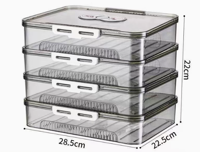 Transparent Dumpling Storage Box